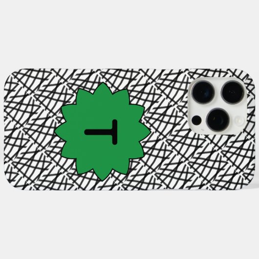 Monogram Case-Mate iPhoneケース (裏面 (横))