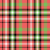 Monogram Christmas Blanket Classic Tartan Accent フリースブランケット
