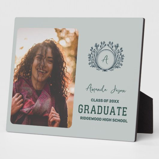 Monogram Class of 2025 Grad写真発表 フォトプラーク (側面)