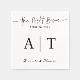 Monogram Cocktail Paper Napkin スタンダードカクテルナプキン