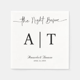 Monogram Cocktail Paper Napkin スタンダードカクテルナプキン