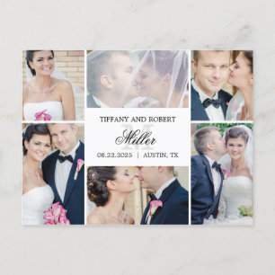 Monogram Collageの結婚発表の失敗 ポストカード