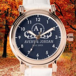 Monogram couple luxury elegant design 腕時計