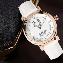  Monogram couple names Botanical Elegant 腕時計