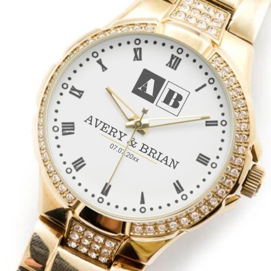 Monogram Couples Names 腕時計