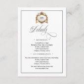 Monogram Creat QR Code Enclosure Card エンクロージャーカード (正面)