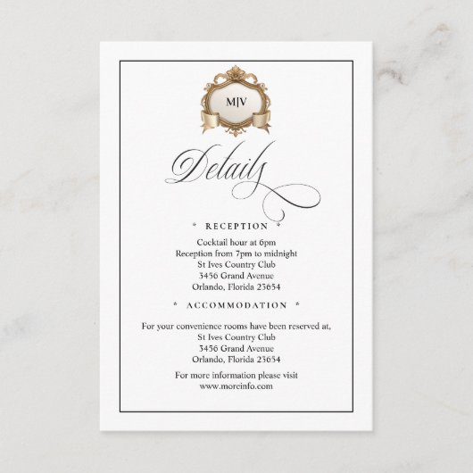 Monogram Creat QR Code Enclosure Card エンクロージャーカード (正面)