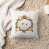 Monogram Crest Personalized  クッション (ブランケット)
