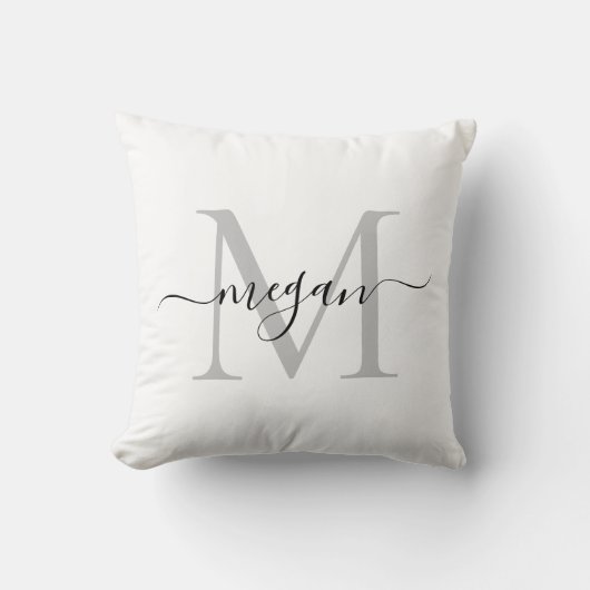 Monogram Cushion - Add your Name クッション (正面)