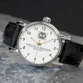  Monogram  Custom Couple Names – Elegant gift 腕時計