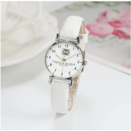  Monogram  Custom Couple Names – Elegant gift 腕時計