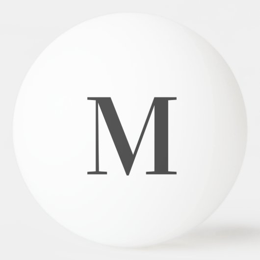 Monogram Custom Photo Ping Pong Ball 卓球ボール (裏面)