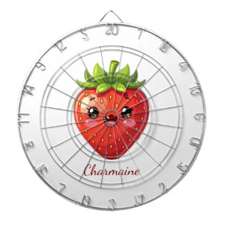 Monogram cute strawberry kawaii ダーツボード