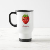 Monogram cute strawberry kawaii トラベルマグ (左)