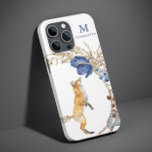 Monogram Cute Woodland Fox Watercolor Floral Name Case-Mate iPhone 14ケース<br><div class="desc">Monogram Cute Woodland Fox Watercolor Pampas Rustic Floral Name iPhone 14 Smart Phone Cases features a cute fox surrounded by boho feathers and flowers with your personalized name and monogram in elegant script. Perfect for Christmas,  birthday,  Mother's Day,  best friends and sisters. Designed by ©Evco Studio www.zazzle.com/store/evcostudio</div>