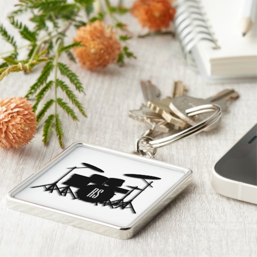 Monogram Drum Set キーホルダー (側面)