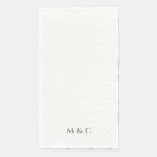 Monogram Elegant Modern 25th Anniversary Party