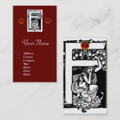 MONOGRAM F, RUBY 名刺 (正面/裏面)