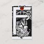 MONOGRAM F, RUBY 名刺 (裏面)