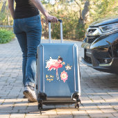 Monogram Flamingo "Be You Healy" Steampunkヴィンテージ シール (スーツケースインサイチュ)