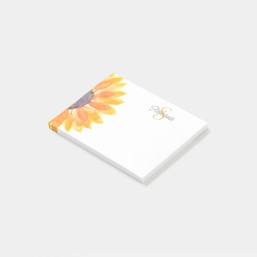 Monogram Floral ポストイット (アングル)