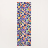 Monogram Floral Yoga Mat - Custom Initial Mat ヨガマット (裏面)