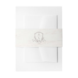 Monogram French Country Personalized Wedding 招待状ベリーバンド