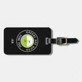 Monogram Funny Golf Saying Bag Personalized ラゲッジタグ (正面横)