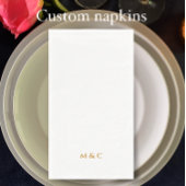 Monogram Gold 50th Wedding Anniversary Party