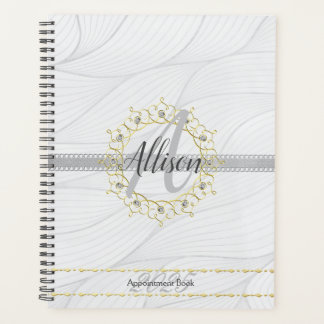 Monogram Gold Silver 2025 Appointment Book プランナー手帳