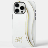 Monogram Golden Swirl  Case-Mate iPhoneケース (裏面)