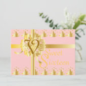 Monogram Golden Tiaras贈与Sweet sixteen-顧客 招待状 (スタンド正面)