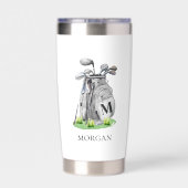 Monogram Golf 保温保冷タンブラー (背面)
