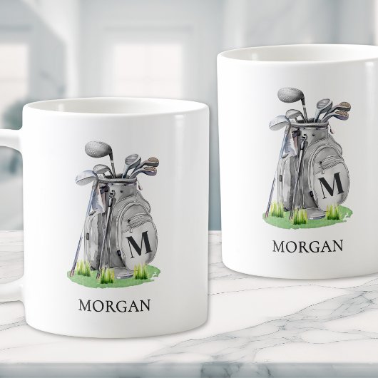 Monogram Golf Bag コーヒーマグカップ