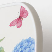 Monogram Hydrangea & Butterfly Pickleball Paddle ピックルボールラケット (左詳細)