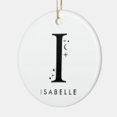 Monogram I Celestial Name  セラミックオーナメント (左)