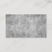 Monogram Initial K Hydrangea Flowers 名刺 (裏面)