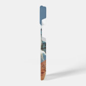 Monogram Initial Photograph Modern iPhoneケース (左側面)