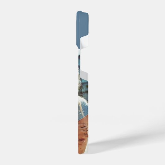 Monogram Initial Photograph Modern iPhoneケース (左側面)