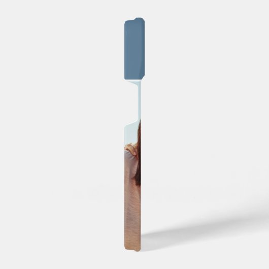 Monogram Initial Photograph Modern iPhoneケース (右側面)