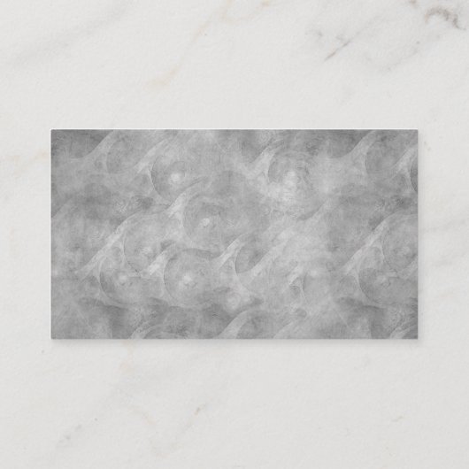 Monogram Initial S Hydrangea Flowers 名刺 (裏面)