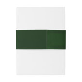 Monogram Initials  - Emerald 招待状ベリーバンド (裏面例)