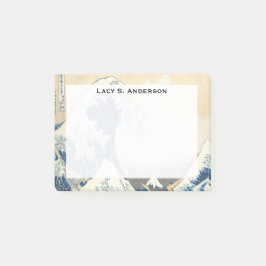 Monogram Katsushika Hokusai, 素晴らし Wave Kanagawa ポストイット