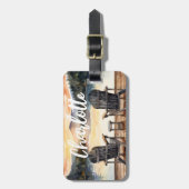 Monogram Lake Travel ラゲッジタグ (正面縦)