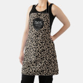 Monogram Leopard Pattern Hair Salon Apron エプロン (インサイチュ)