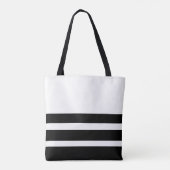 Monogram Letter A Shopping reusable tote bag トートバッグ (裏面)