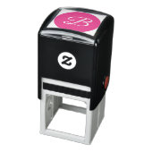 Monogram Letter Script Serif Font Text Self-inking セルフインキングスタンプ (商品)