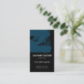 Monogram Letter Z Business Card 名刺 (スタンド正面)
