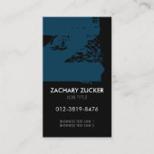 Monogram Letter Z Business Card 名刺 (正面)
