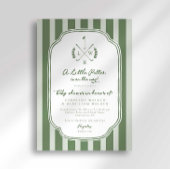 Monogram Little Putter on Way Golf Baby Shower 招待状